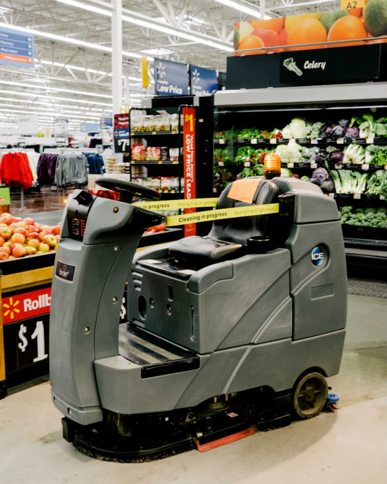 robots, robots in supermarkets, robots in shops, supermarket robot, industrial robots, wall-e, Walmart robots