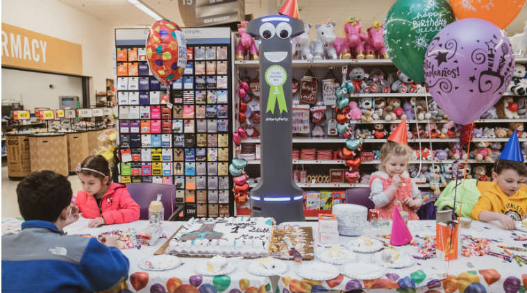 robots, robots in supermarkets, robots in shops, supermarket robot, industrial robots, wall-e, Walmart robots