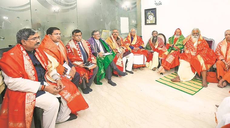 Babri case accused nyas head vhp vice chief to lead ram temple trust