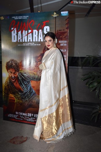 Rekha Shakti Kapoor And Others Attend Guns Of Banaras Screening