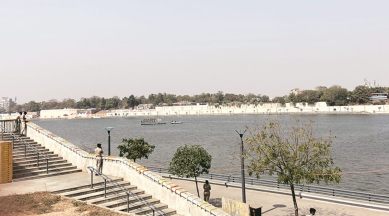 Sabarmati river, Gandhi Ashram, Trump india visit, Motera stadium, gujarat news, indian express news