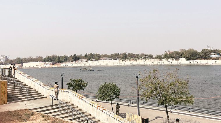 Sabarmati river, Gandhi Ashram, Trump india visit, Motera stadium, gujarat news, indian express news