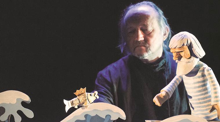 Belgian puppeteer Ronny Aelbrecht, Ishara International Puppet Theatre Festival, Puppet Theatre Festival delhi, indian express news, indian express talk