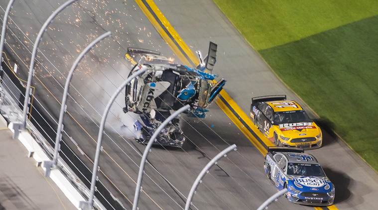 Daytona 500: How Ryan Newman's last lap ended in flames ...