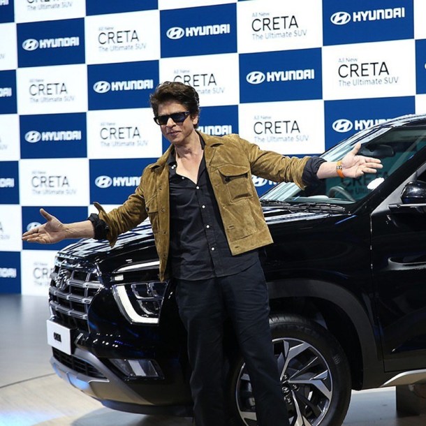 shah rukh khan at auto expo 2020