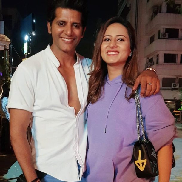 Karanvir Bohra with Sargun Mehta