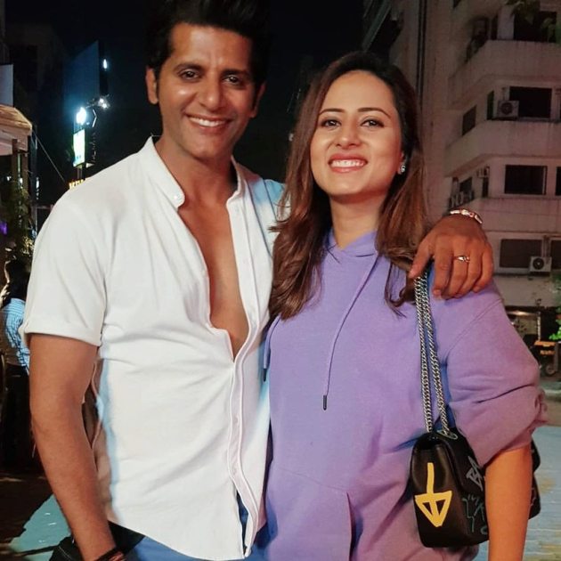 Karanvir Bohra with Sargun Mehta