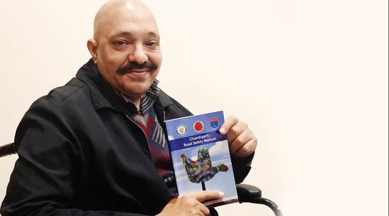 Chandigarh, Chandigarh roads, road safety manual, road safety book for Chandigarh, Indian Express, Indian Express news