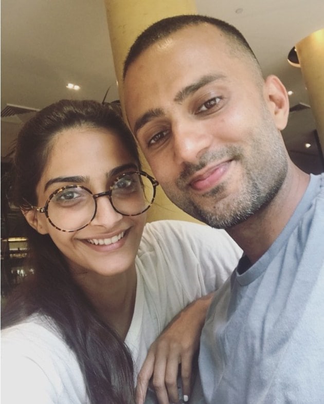 sonam kapoor with anand ahuja