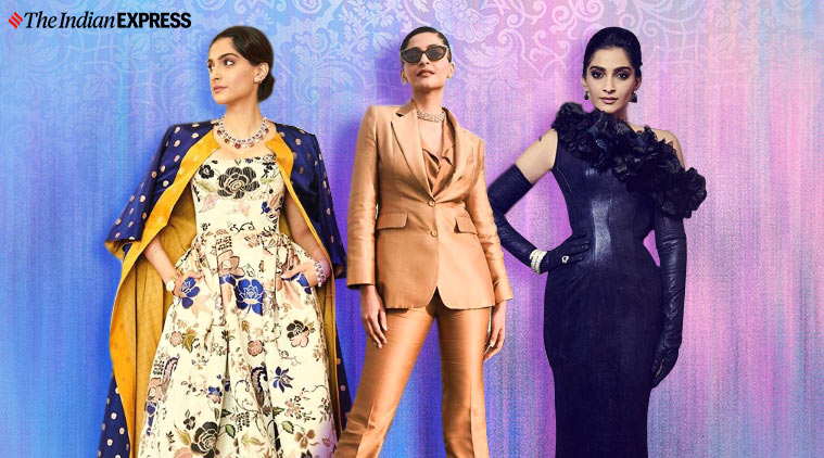 Sonam Kapoor, Sonam Kapoor fashion, Sonam Kapoor Doha Jewellery and Watches Exhibition 2020, Doha Jewellery and Watches Exhibition 2020, indian express news