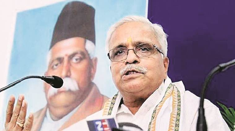 Suresh Bhaiyyaji Joshi, Bhaiyyaji Joshi, Bhaiyyaji Joshi on Hindus, RSS Bhaiyyaji Joshi, hindus in india, indian express