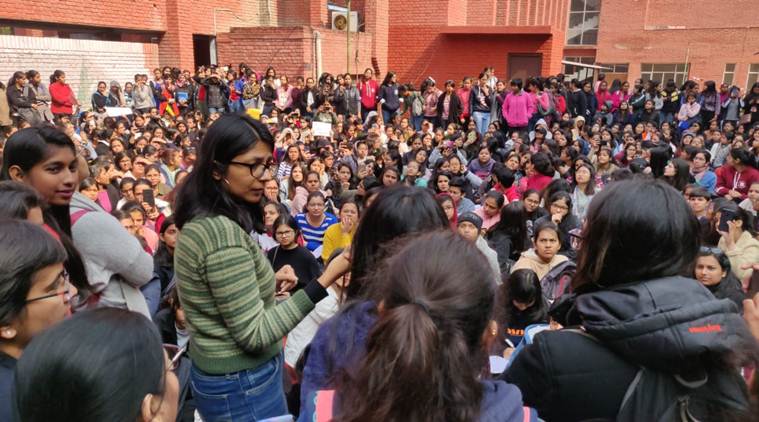 Gargi college 'molestation': Students hold protest; DCW issues notice to police, campus authorities over inaction