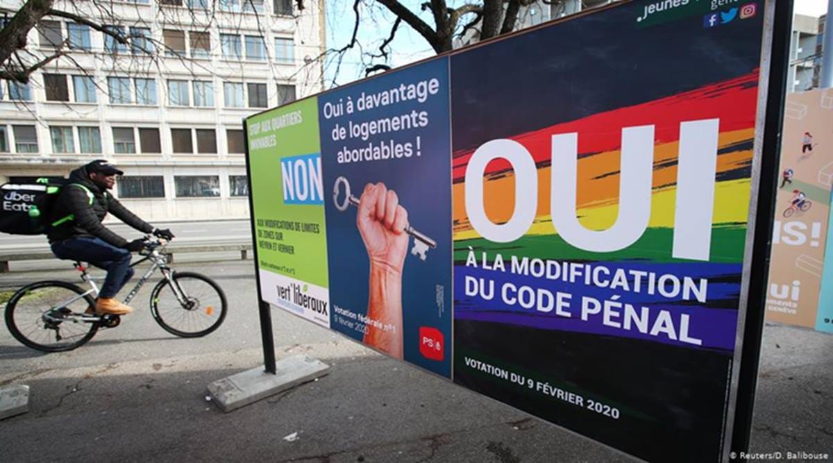 Switzerland votes to ban homophobic discrimination