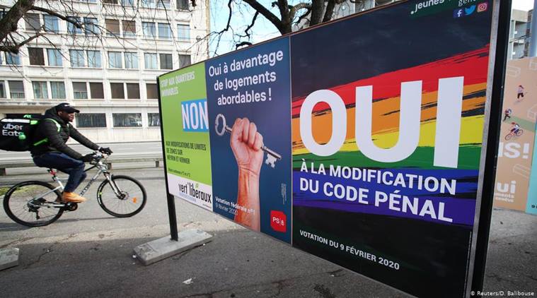 Switzerland homophobic laws, LGBTQ, LGBTQ rights, LGBTQ laws switizerland, Homophobia, LGBTQ RIGHTS, Europe , world news, indian express news, breaking news