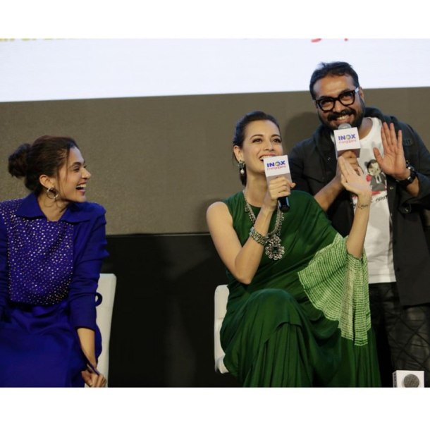 anurag kashyap with taapsee pannu