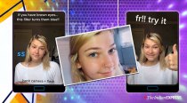 The newest TikTok trend involves staring at camera flashes to 'change' eye colour