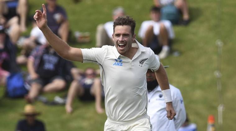 New Zealand’s Tim Southee (AP Photo/Ross Setford)