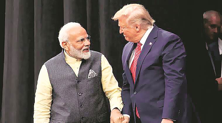 Trump-Modi meeting, Donald trump India visit, Imran Khan on kashmir, Narendra modi trump meeting, donald trump kashmir mediation, india pakistan kashmir issue, indian express