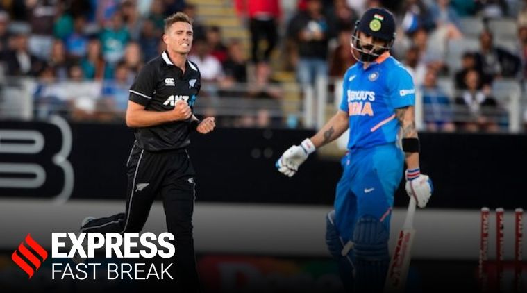 Virat Kohli, Virat Kohli clean bowled, Virat Kohli clean bowled again, Tim Southee Virat Kohli, Virat Kohli bowled by Southee, India lost series, NZvIND ODI, NZ win 2-0