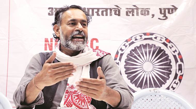 Constable’s death in riots: Delhi Police chargesheet mentions Yogendra Yadav