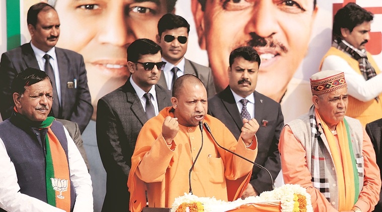 Delhi elections 2020, Delhi elections Yogi Adityanath, Yogi Adityanath Shaheen Bagh, Delhi elections Congress AAP, Election news Delhi, indian express news