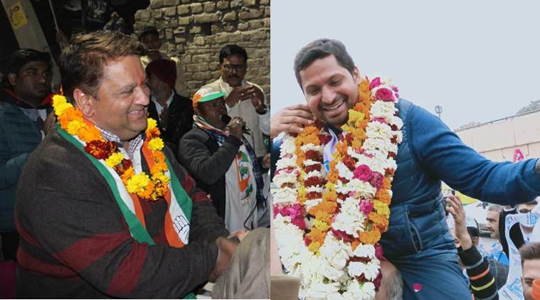 delhi elections 2020, dwarka elections, dwarka delhi elections, vinay mishra, adarsh shastri, Delhi news, delhi elections, Arvind Kejriwal, Aam Aadmi Party, congress, BJP, Dwarka constituency, delhi election news
