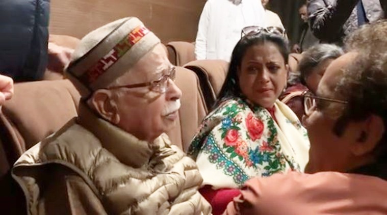 Watch: LK Advani's emotional response to Vidhu Vinod Chopra's Shikara