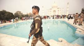 vTrump's visit, Donald Trump, Yogi Adityanath, US presedent Donald trump india visit, Donald trump Taj Mahal, Narendra Modi, Indian Express