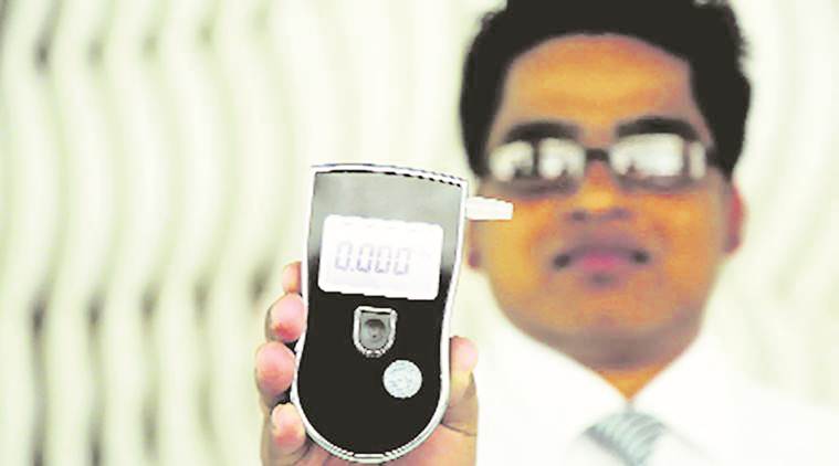 Dehradun Police, Uttarakhand police, coronavirus, coronavirus India, drink driving alcometer, drink driving, Indian express