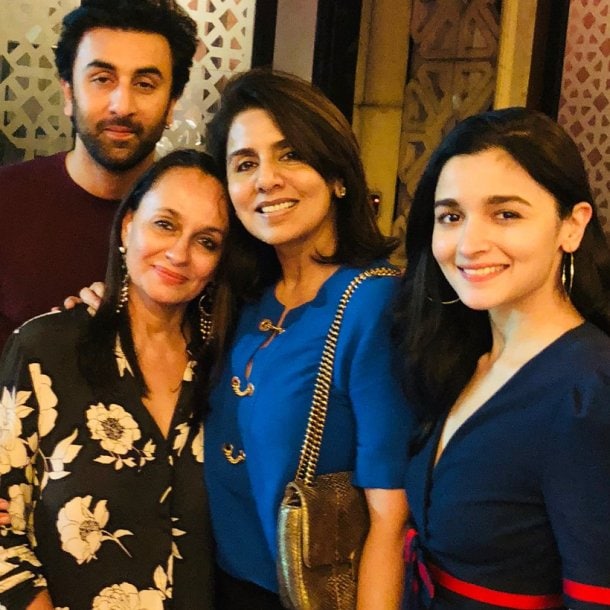alia bhatt ranbir kapoor family photos