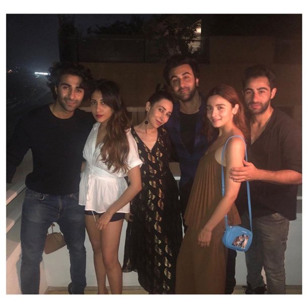 karisma kapoor with alia ranbir