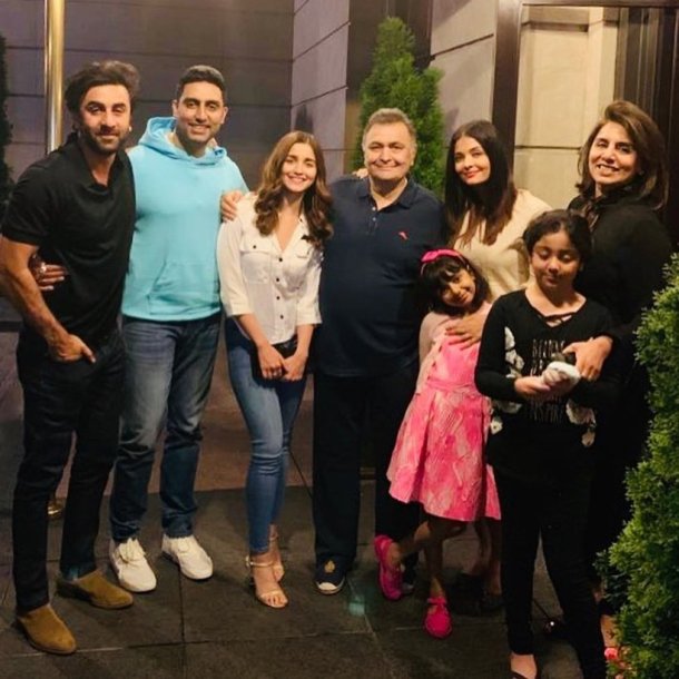 alia ranbir visit rishi kapoor