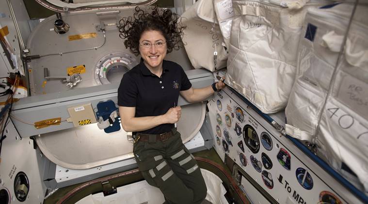 NASA, Christina Koch, Record-setting astronaut, science news, tech news, technological news, indian express