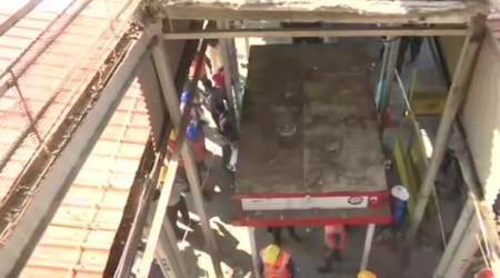 Bhopal railway station bridge collapse, bridge collapses in bhopal railway station, bhopal news, Bhopal railway station bridge collapse injured