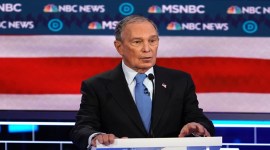 United states elections 2020. democratic presidential nominee micheal bloomberg, las vegas debate, bloomberg sexual allegations, bernie sanders, pete buttigieg, nevada caucuses, new Hampshrie primary, United states news, world news, Indian express news, breaking news