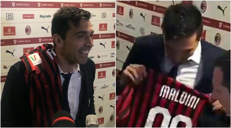 From Weah to Maldini: Gianluigi Buffon and his father-son jersey collection  | Sports News,The Indian Express