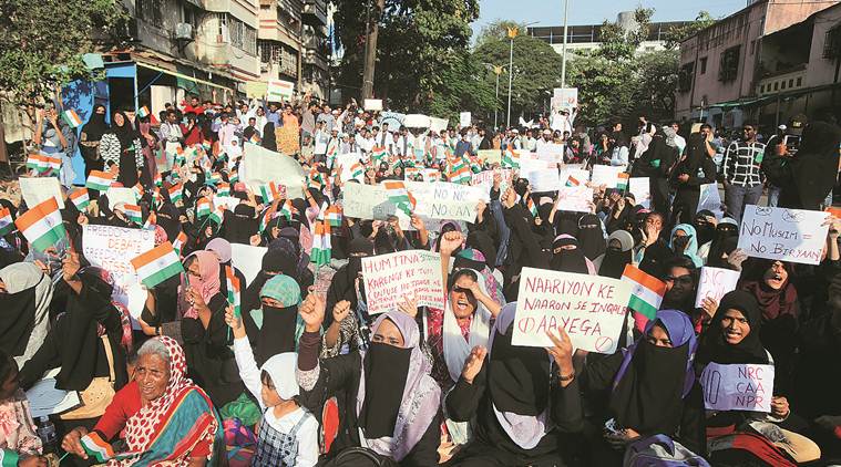anti-CAA protest, pune CAA protest, students protest against CAA, Pune news, maharashtra news, indian express news