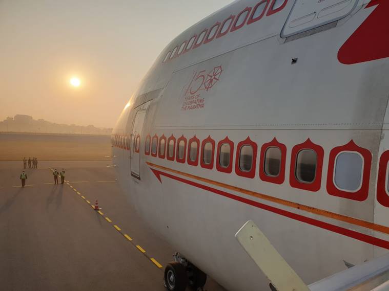 coronavirus, coronavirus outbreak, indians brough back from Wuhan, Air India flight to wuhan, china coronavirus outbreak, igig coronavirus screening, indian express