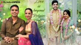Valentine's Day, Valentine's Day 2020, Valentine's Day, Hindu Muslim marriages, Hindu Muslim couple, Hindu Muslim marriages special marriage act, Hindu Muslim romance, Hindu Muslim bollywood movie, indian express news