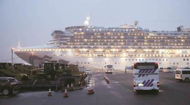 coronavirus, COVID-19, japan quarantine cruise, daimond ship coronavirus, daimond princess evacuation , daimond princess coronavirus cases, indians in Japanese cruise ship,