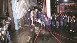 Ahmedabad fire, denim factory fire, workers die in fire, Ahmedabad news, gujarat news, indian express news