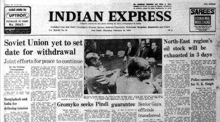 Forty Years Ago, February 14, 1980: India, USSR Disagree