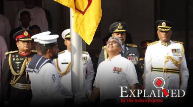 Sri Lanka national anthem in Tamil, Sri Lanka's Independence Day, Gotabaya Rajapaksa, Ananda Samarakoon, indian express, express explained, sri lanka news