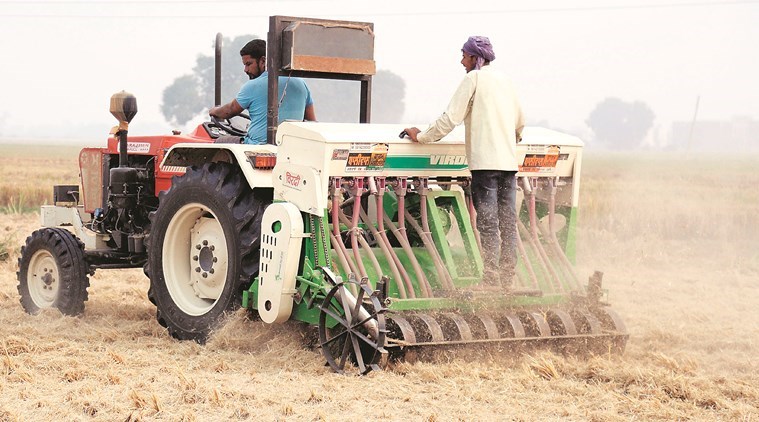 Happy Seeders, Happy Seeders Punjab, Punjab Happy Seeders, Punjab farms, Punjab farmers, India news, Indian Express
