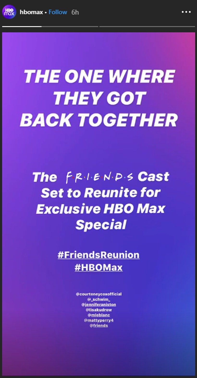 Friends cast will make millions of dollars to return for a reunion special  on HBO Max - The Verge