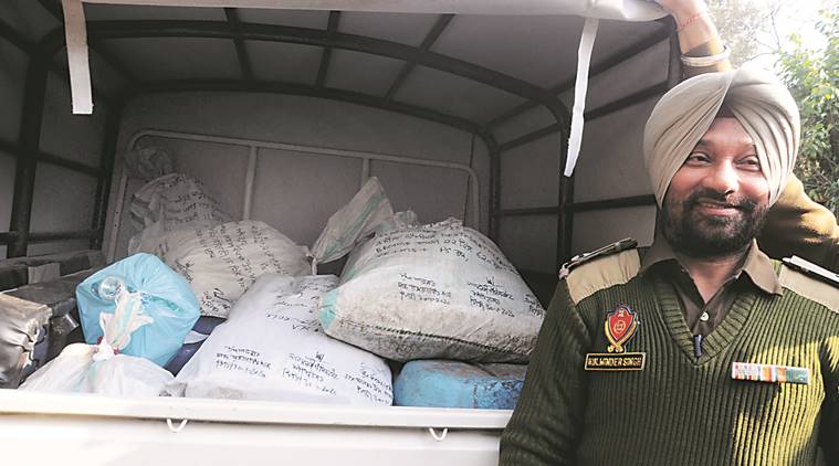 afghan national held, afghanistan drug smuggling, drug smuggler held, drugs in punjab