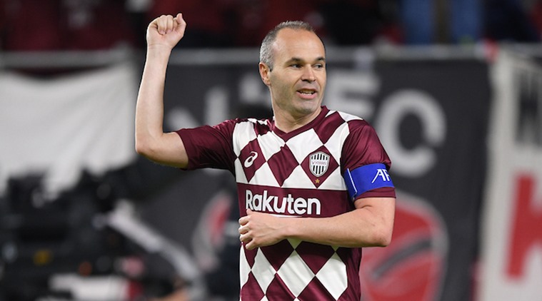 andres iniesta vissel kobe jersey