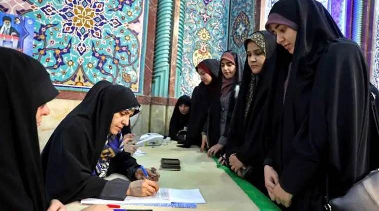 Iran, Iran elections, Ayatollah Ali Khamenei, Iran polls, Iran voting, Iran election results, Indian Express