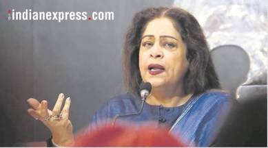 Kirron Kher, novel coronavirus, social distancing, punjab news, indian express news