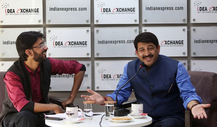 Manoj tiwari interview, manoj tiwari idea exchange, manoj tiwari bjp hate speech, manoj tiwari on delhi assembly elections, bjp cm face, indian express